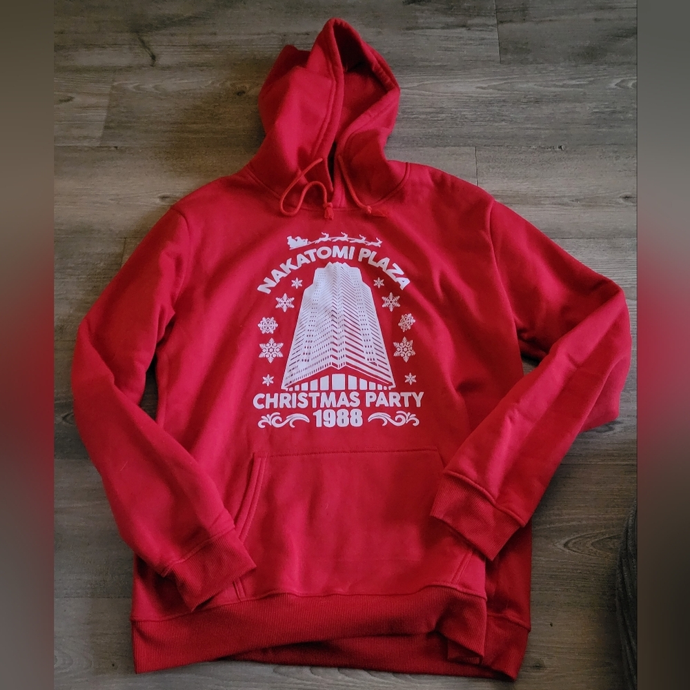 Red Nakatomi Plaza Christmas Hoodie